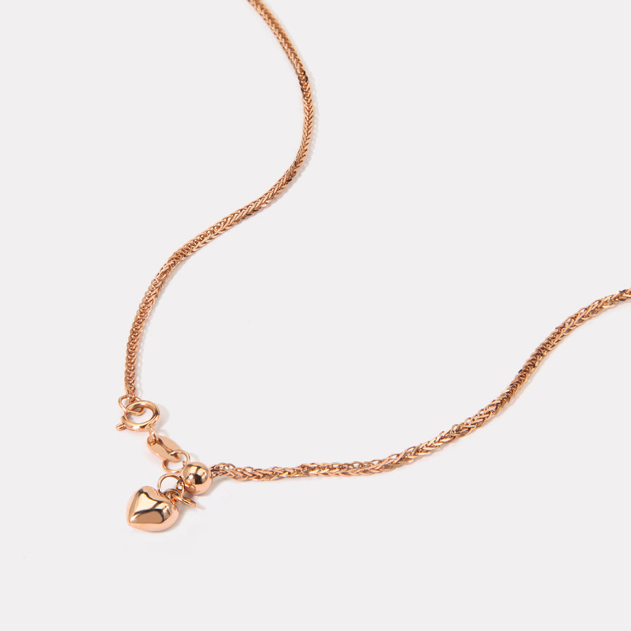 Length Adjustable 18K Solid Gold Chain - CNM001