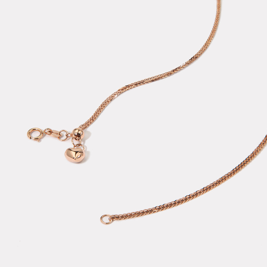 Length Adjustable 18K Solid Gold Chain - CNM001