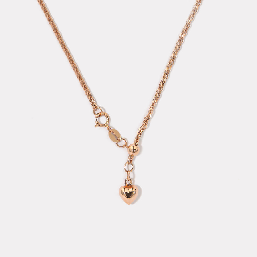 Length Adjustable 18K Solid Gold Chain - CNM001