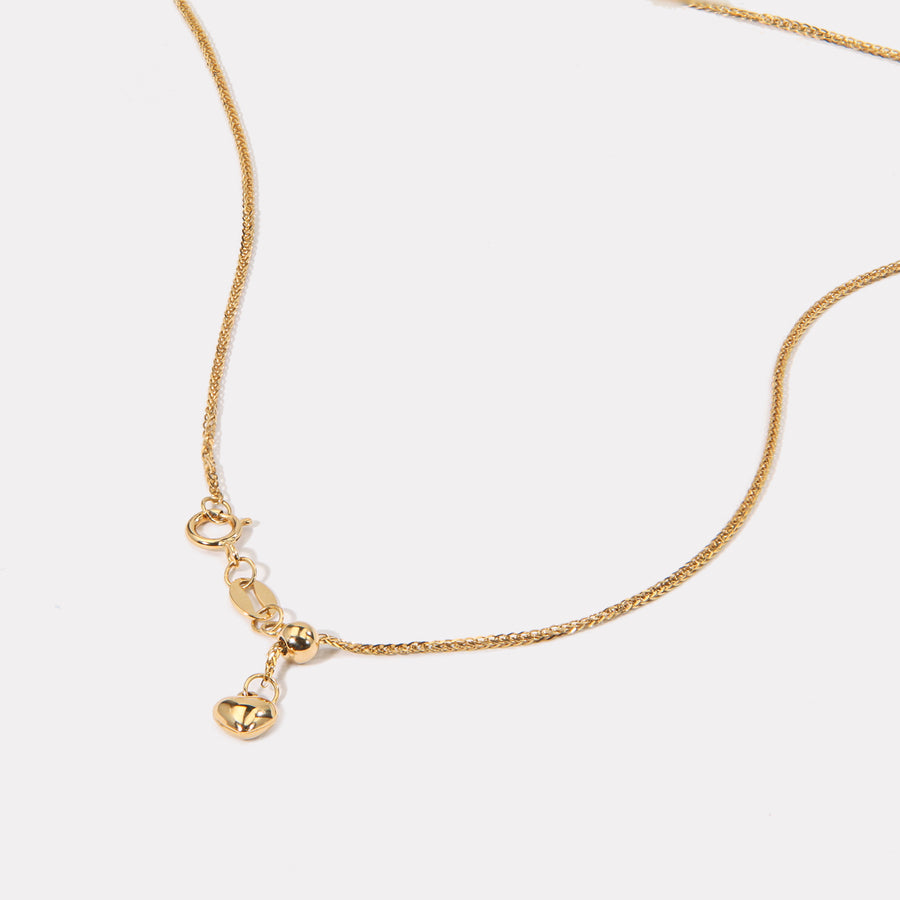 Length Adjustable 18K Solid Gold Chain - CNM003