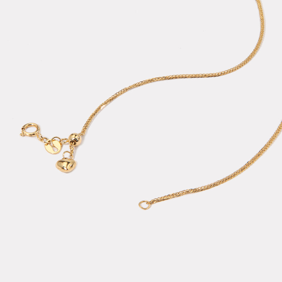 Length Adjustable 18K Solid Gold Chain - CNM003