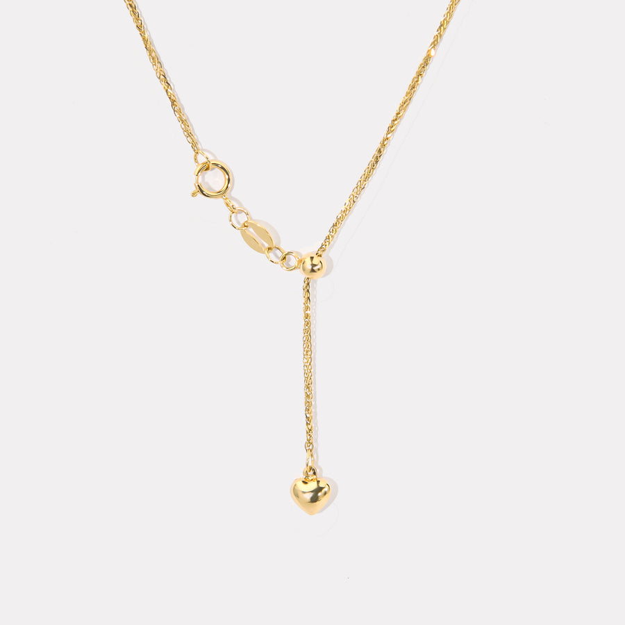 Length Adjustable 18K Solid Gold Chain - CNM003