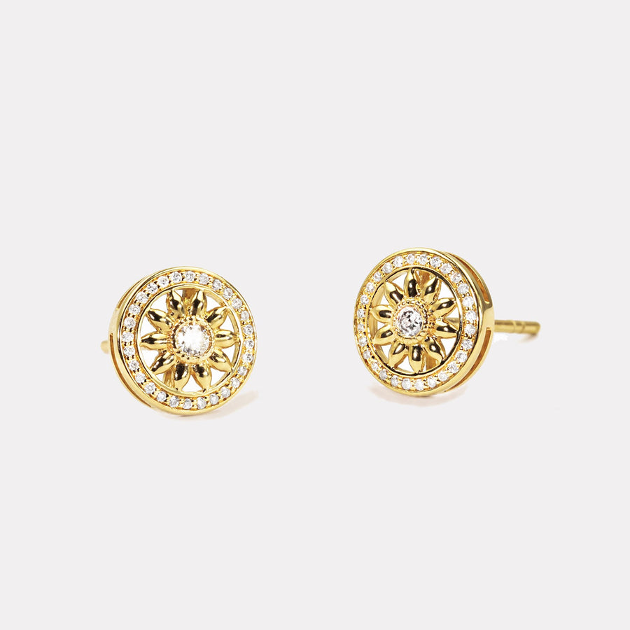 Astrolabe Diamond Studs - EBY21801