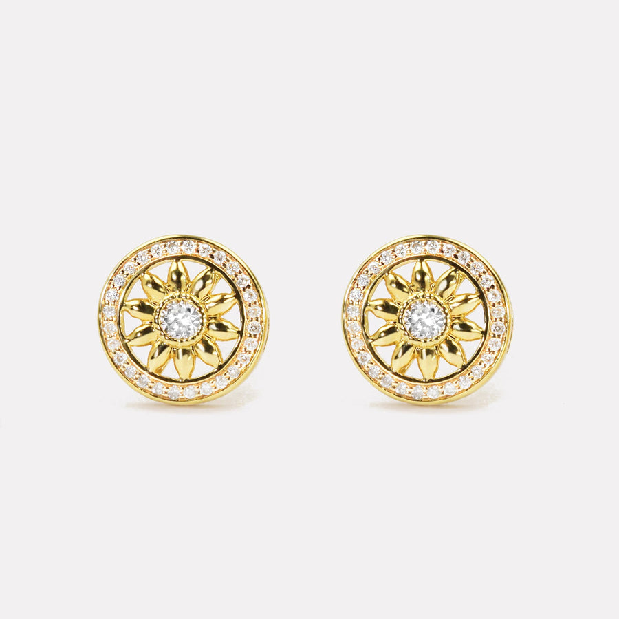 Astrolabe Diamond Studs - EBY21801