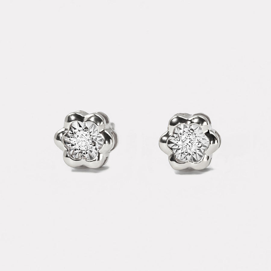 Sakura Diamond Studs - EDD21005