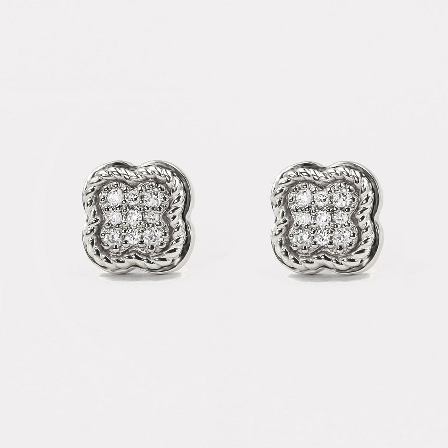 Clover Diamond Studs - EDD21135