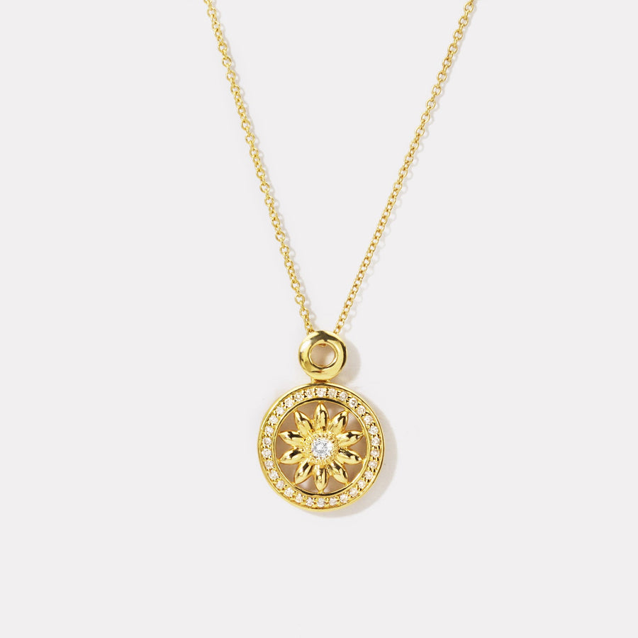 Astrolable Diamond Necklace - NBY21801