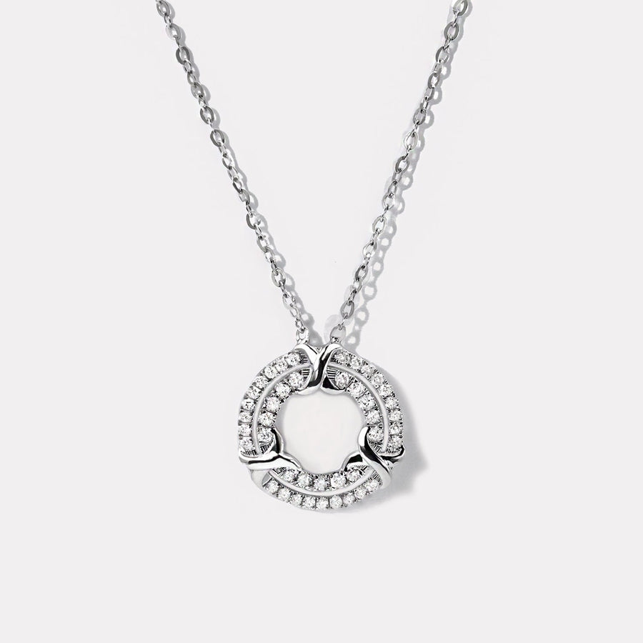 3 Knots Diamond Necklace - NDD21184