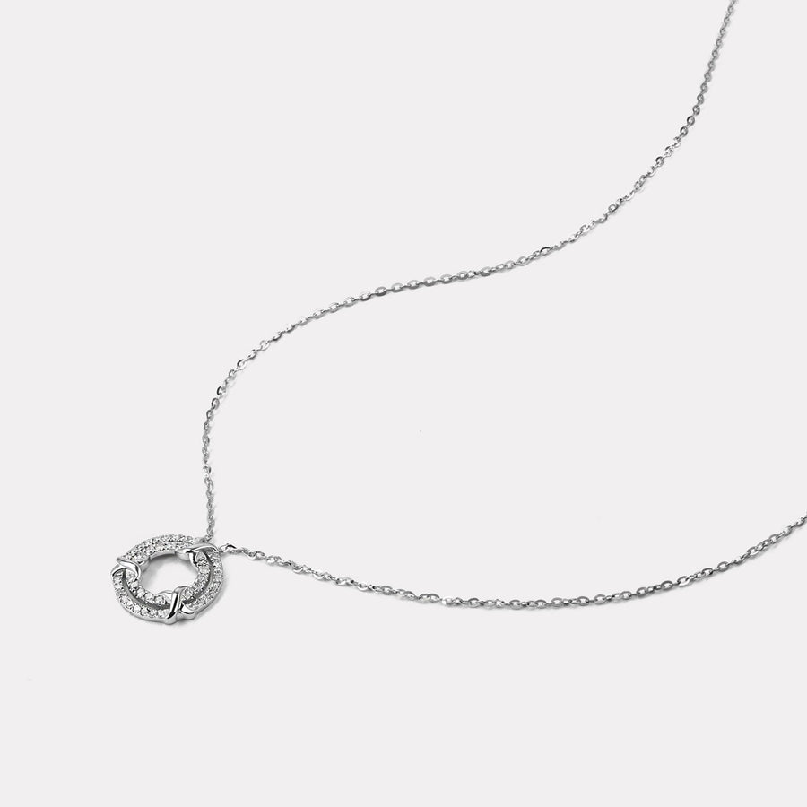 3 Knots Diamond Necklace - NDD21184