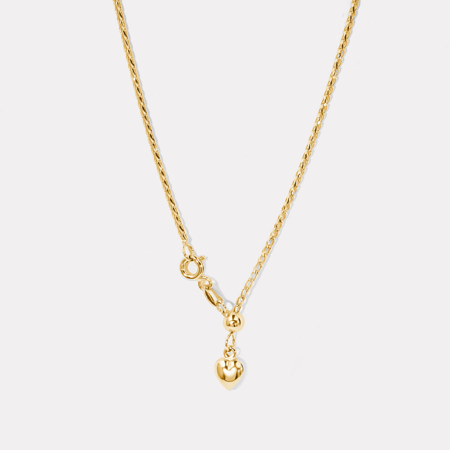 Length Adjustable 18K Solid Gold Chain - CNM002