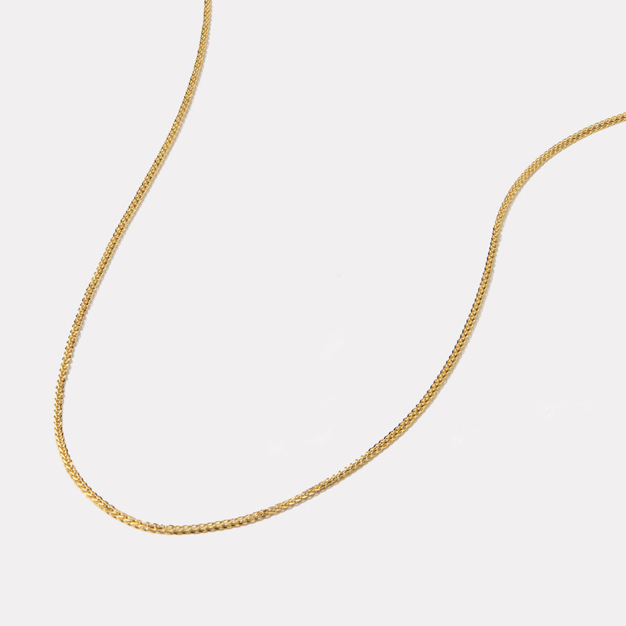 18K Solid Gold Chain - CNM004