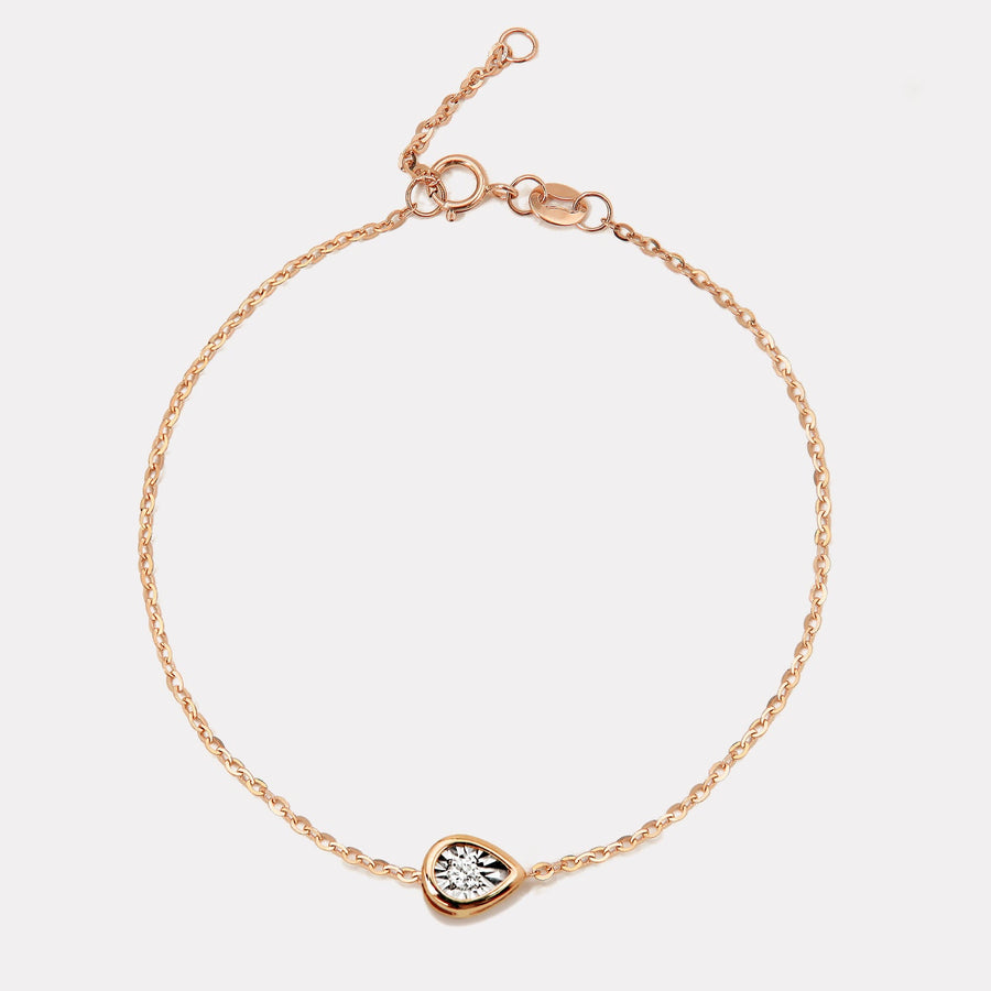 Pear Diamond Bracelet - BDD21001