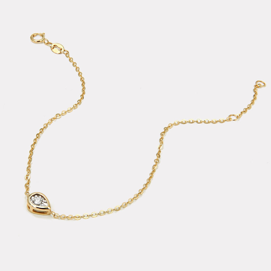 Pear Diamond Bracelet - BDD21001