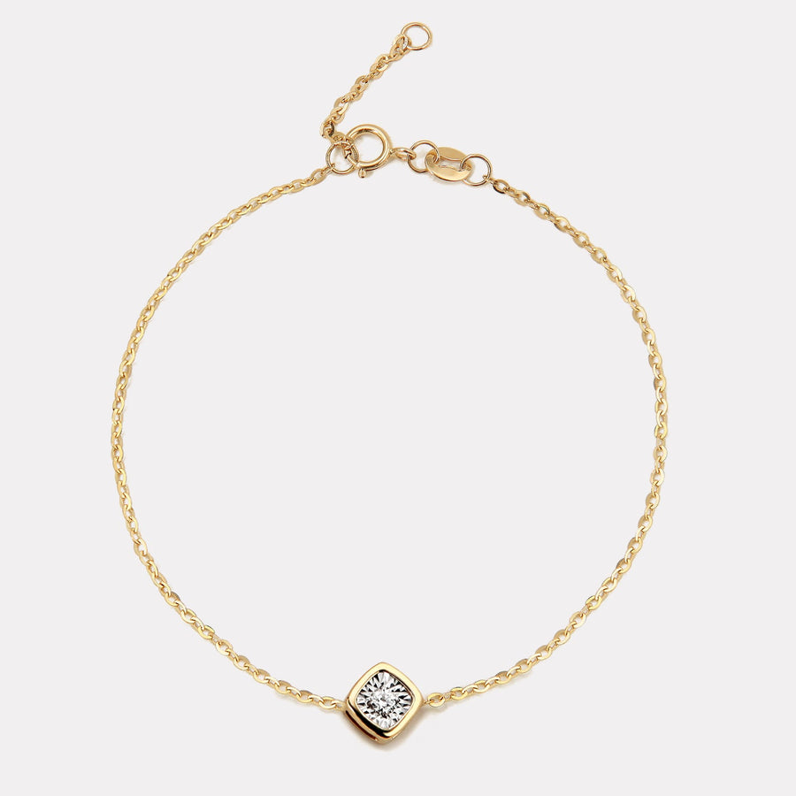 Solo Square Diamond Bracelet -  BDD21004