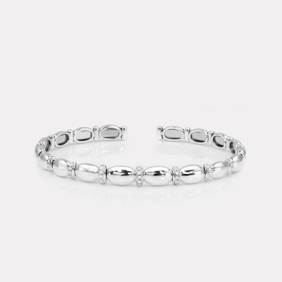 Golden beans Pavé Diamond Bangle - BGTC19312