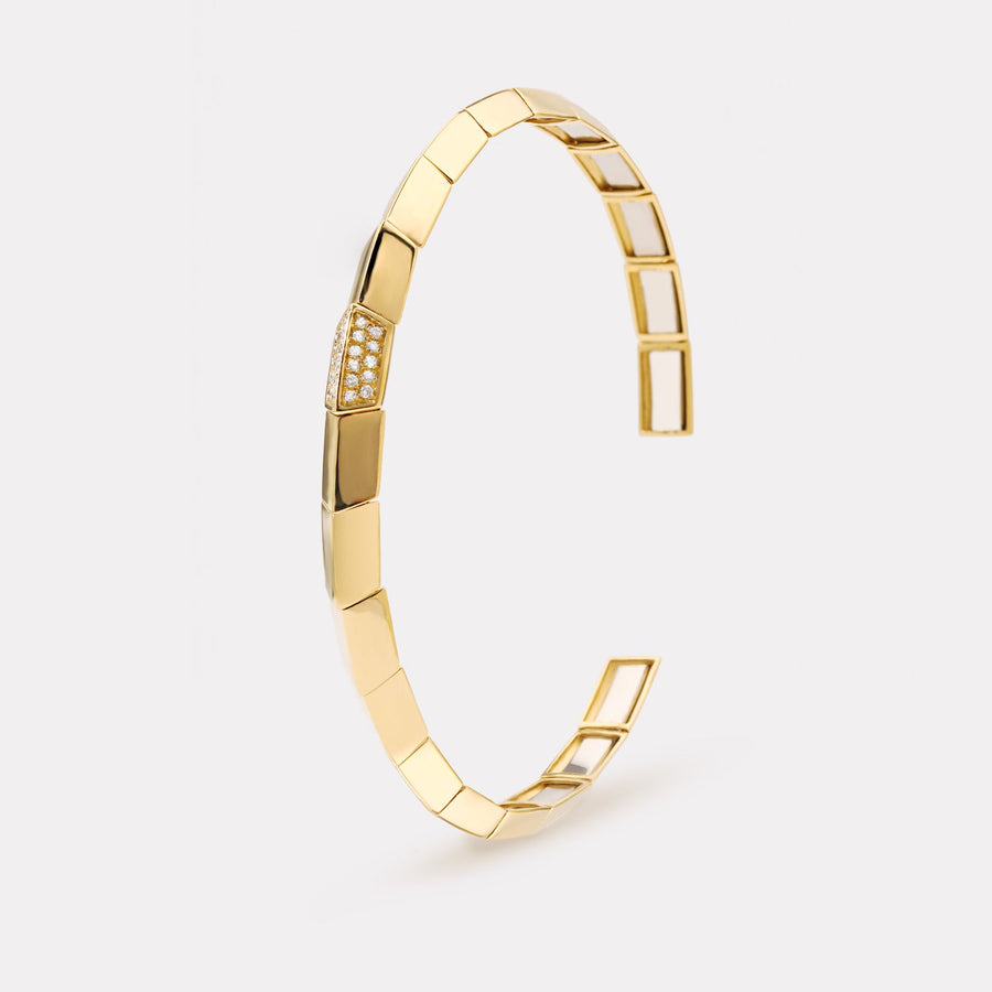 Center Bilateral Diamond Bangle - BGTC21112