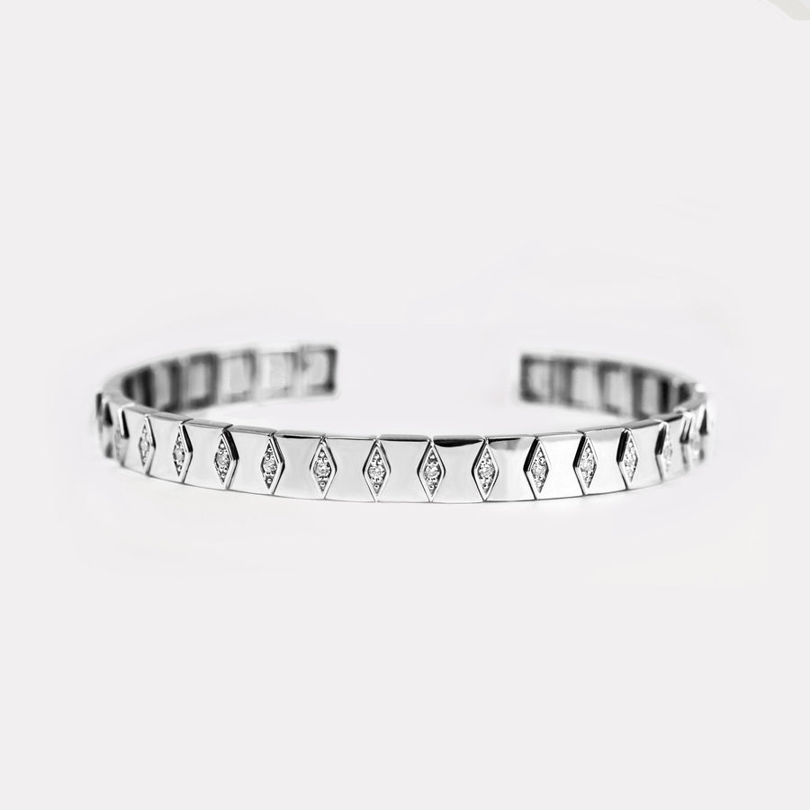 Rhombus Diamond Bangle - BGTC21121