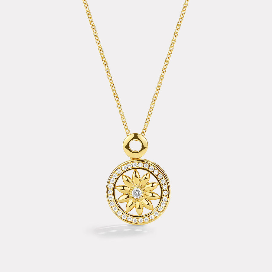 Astrolable Diamond Necklace - NBY21801