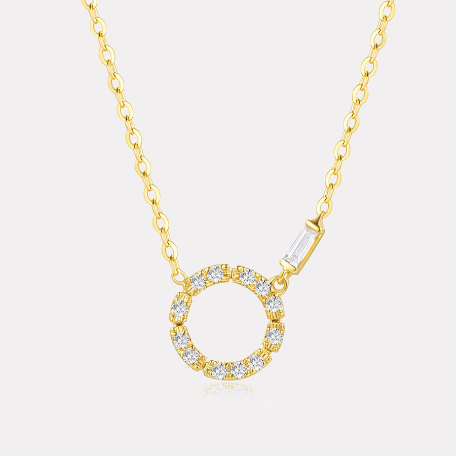 Circle Diamond Necklace - NDD20027