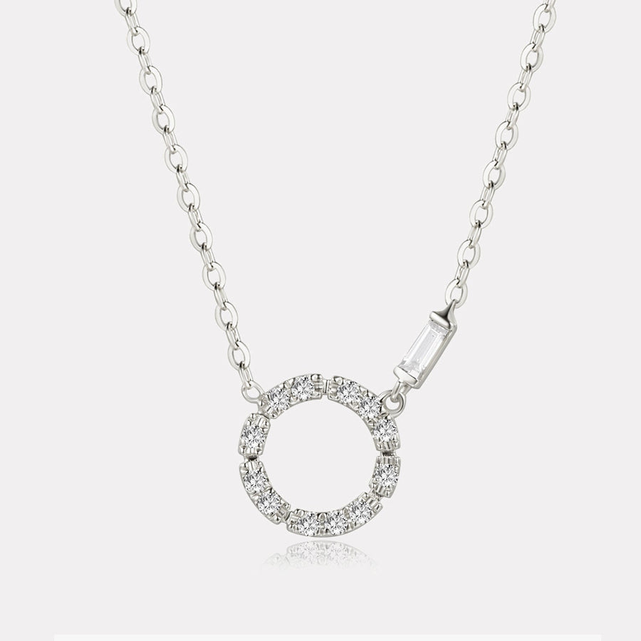 Circle Diamond Necklace - NDD20027