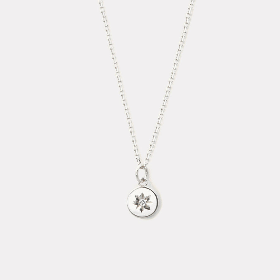 Polaris Circle Diamond Necklace - NDD20061