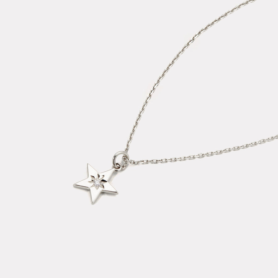 Polaris Star Diamond Necklace - NDD20062