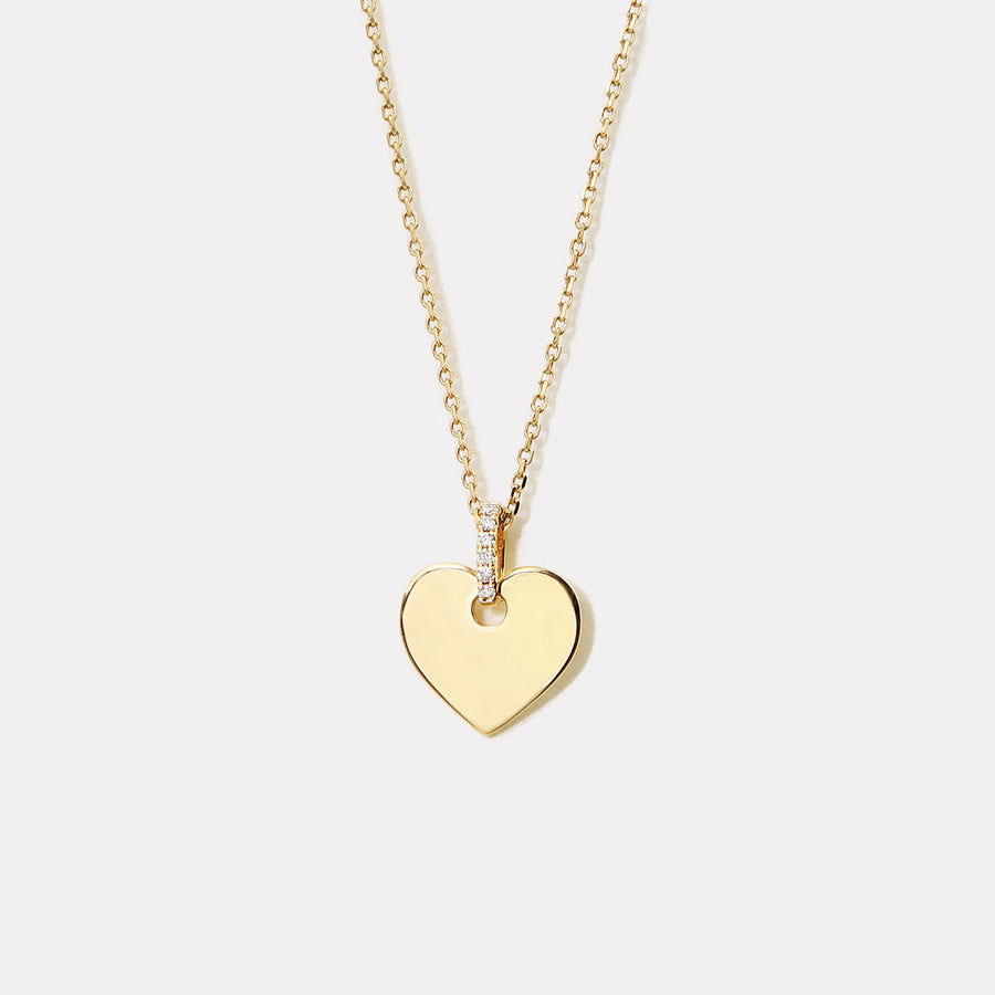 Heart Shape Diamond Necklace - NDD20064