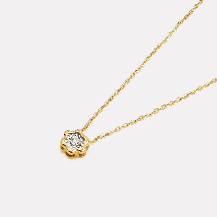 Sakura Diamond Necklace - NDD21005