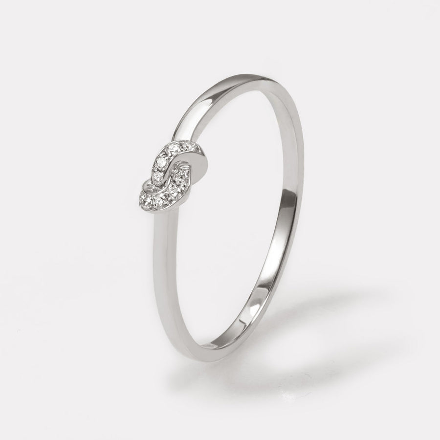 Knot Pavé Diamond Ring - RDD20078