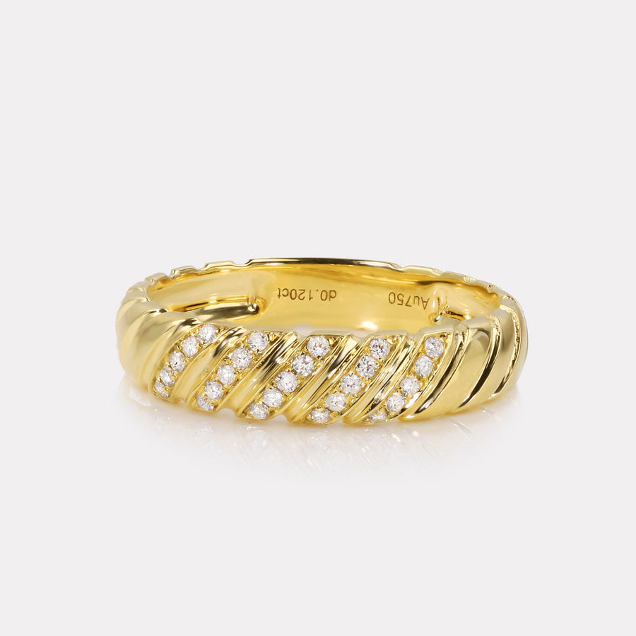 Twill Weave Diamond Ring - RDD21200