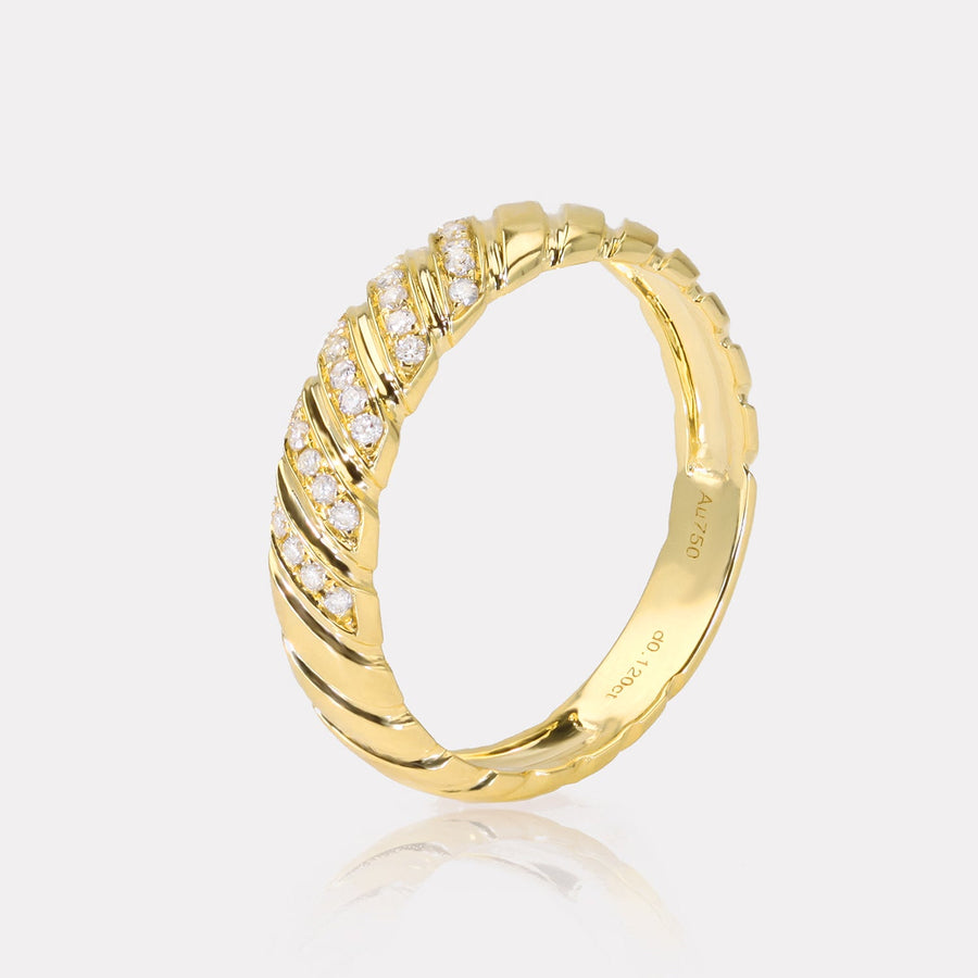 Twill Weave Diamond Ring - RDD21200