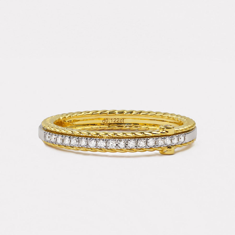 Rotated Diamond Ring - RDD21302