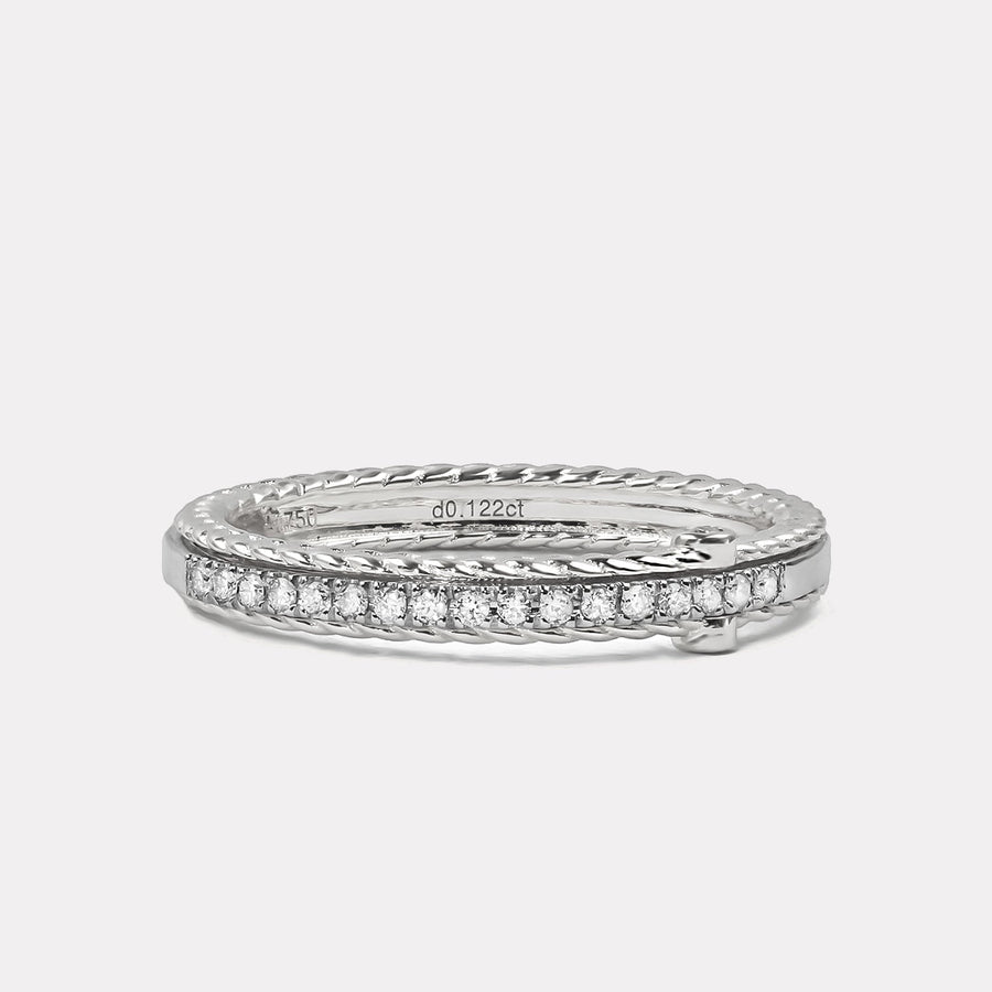 Rotated Diamond Ring - RDD21302