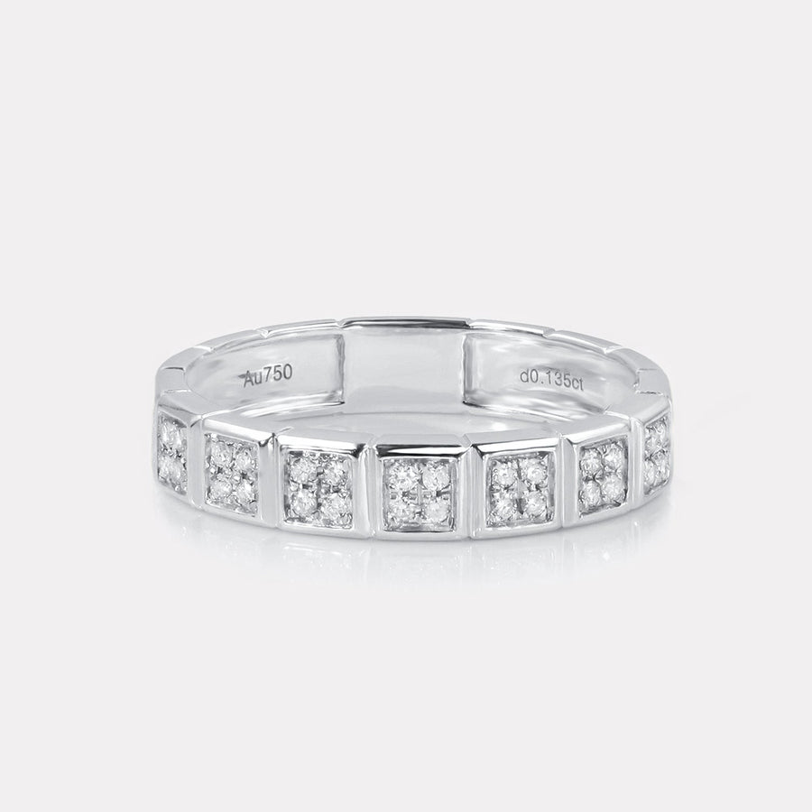 Square Pavé Diamond Ring - RTC21128