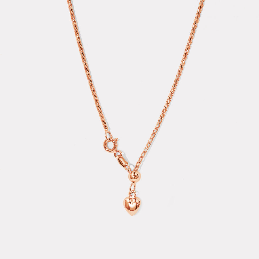 Length Adjustable 18K Solid Gold Chain - CNM002