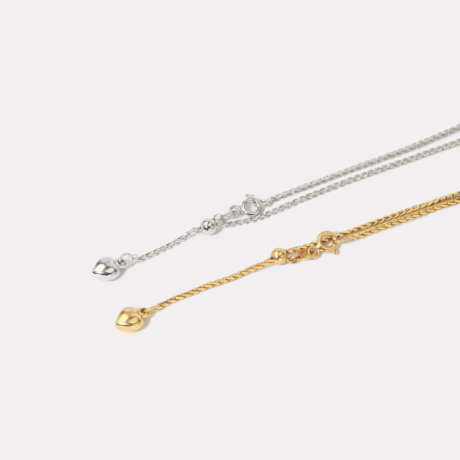 Length Adjustable 18K Solid Gold Chain - CNM002