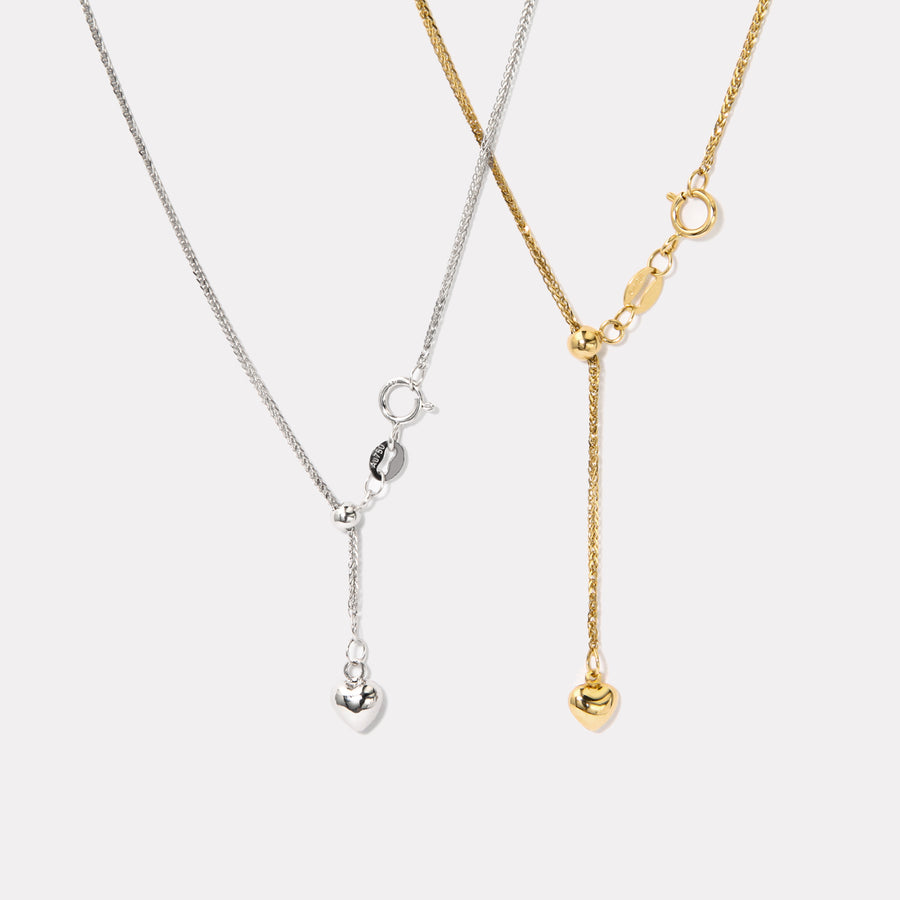 Length Adjustable 18K Solid Gold Chain - CNM003